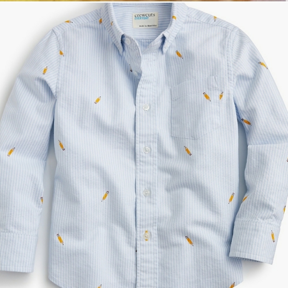 J.Crew for the Boys' critter oxford shirt